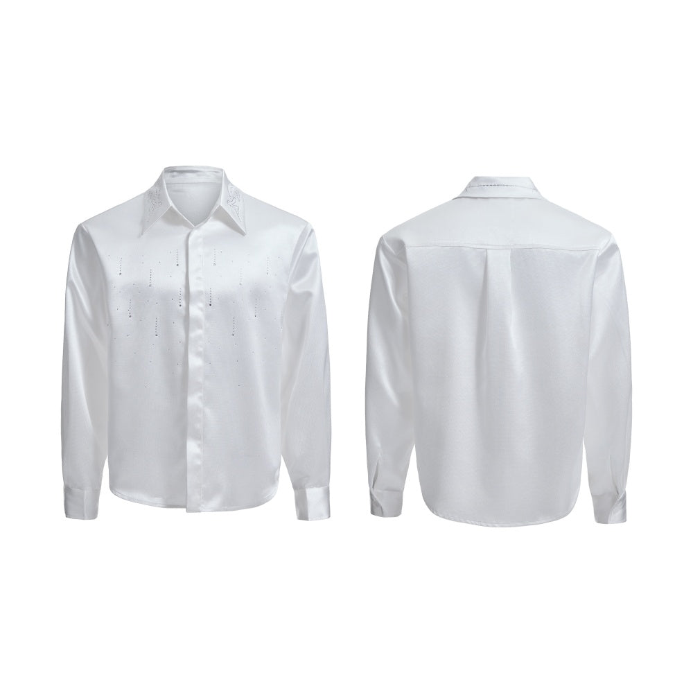 The Valmont Satin Evening Shirt