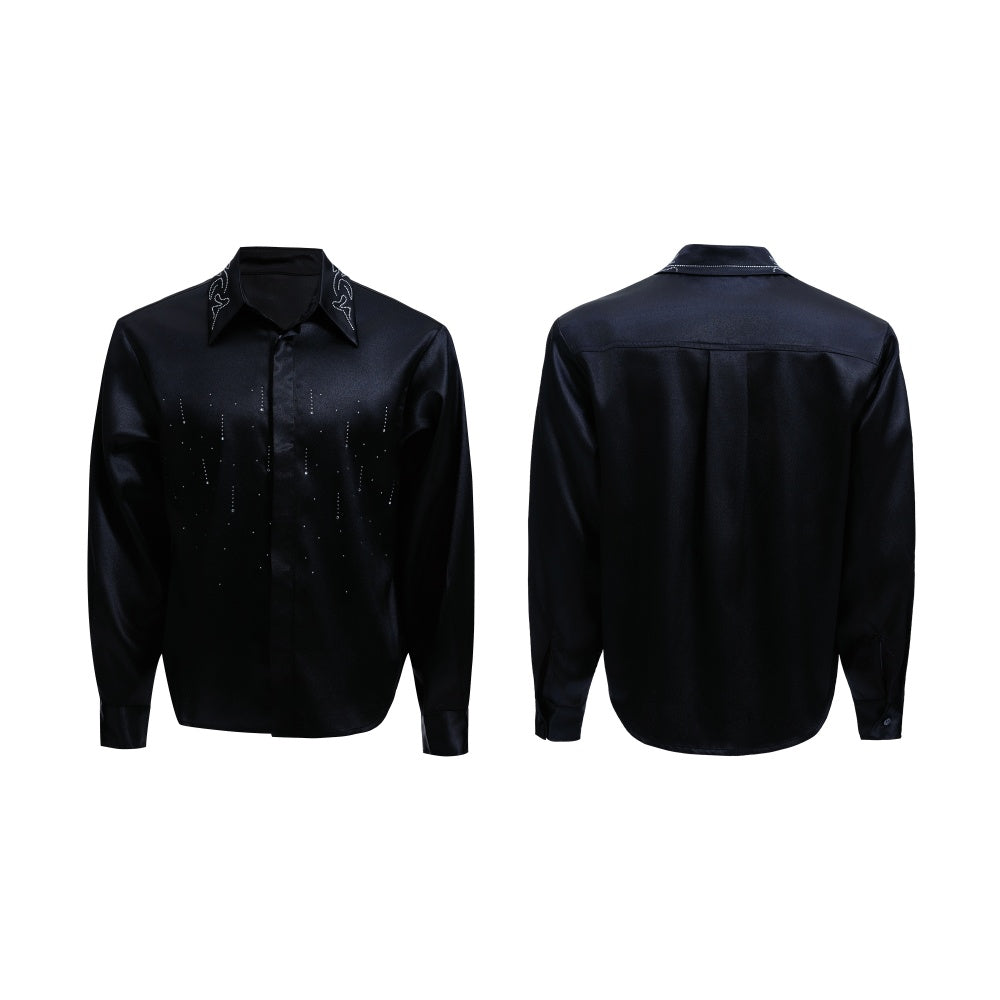 The Valmont Satin Evening Shirt