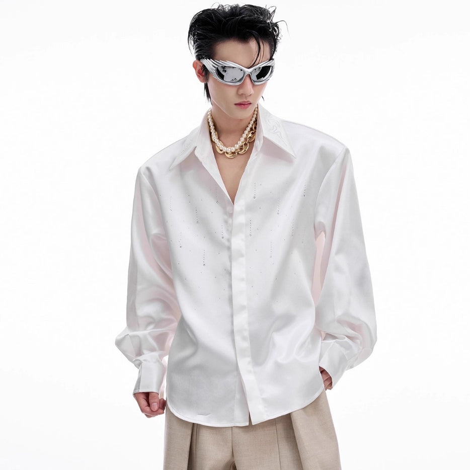 The Valmont Satin Evening Shirt