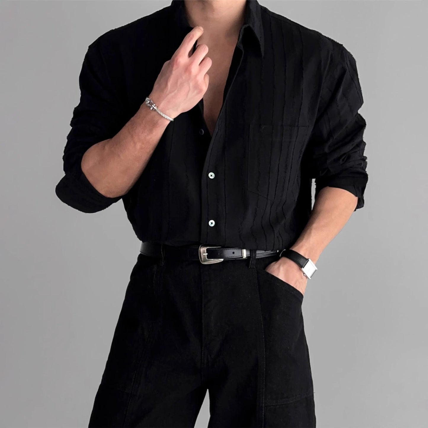 The Montclair Textured Ivory Shirt