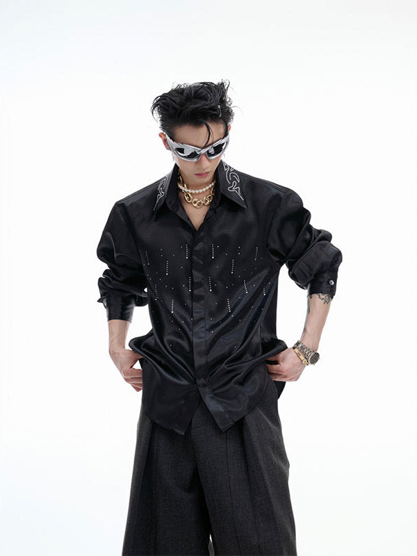 The Valmont Satin Evening Shirt